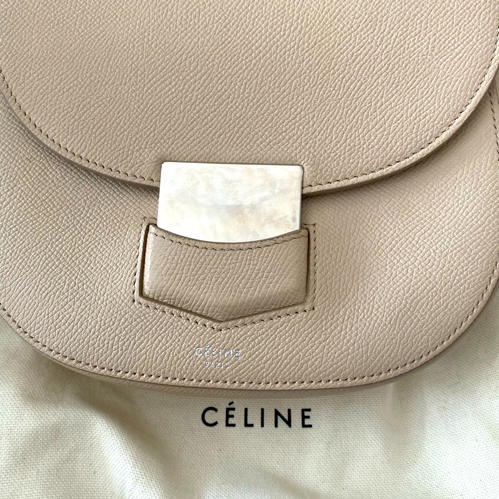 Celine Trotteur Small Leather Shoulder Bag